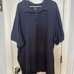 Harbor Bay Men’s 6XLT Blue polo